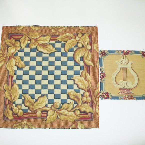 BUNDLE OF FRENCH TAPESTRY PANELS - Picture 1 of 14